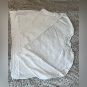 Super soft off white pull over